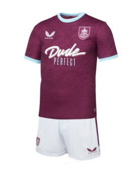 Billige Fotballdrakt Burnley Replika Hjemmedraktsett Barn 2025-26 Kortermet (med bukser)